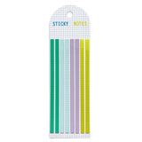 Transparent Strip Color Fluorescent Waterproof Sticky Note Long Strip Index Sticker