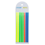 Transparent Strip Color Fluorescent Waterproof Sticky Note Long Strip Index Sticker