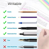 Transparent Strip Color Fluorescent Waterproof Sticky Note Long Strip Index Sticker