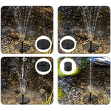 Solar Fountain Pump with LED Light, Fountain Pump with LED Light