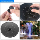 Solar Fountain Pump with LED Light, Fountain Pump with LED Light