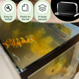 YX070 6pcs/Pack Acrylic Replaceable Fish Tank Cover Handle