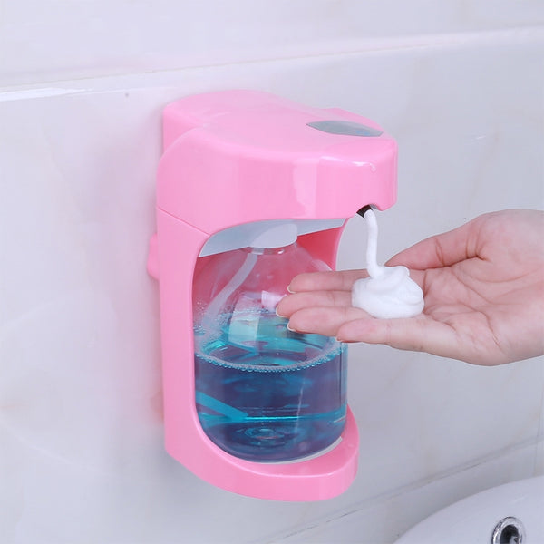 OH-Bubble Wall-mounted Desktop Dual-use Plastic Automatic Induction Foam Soap Dispenser