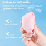 TA-4 10ml Portable Outdoor Silicone Alcohol Liquid Soap Handwashing Fluid Sunscreen Cream Split Bracelet Watch Wristband Sub-packing Box