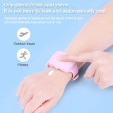 TA-4 10ml Portable Outdoor Silicone Alcohol Liquid Soap Handwashing Fluid Sunscreen Cream Split Bracelet Watch Wristband Sub-packing Box