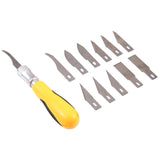 WLXY WL-9305 High-Grade Carving Knife Kit, Knife Length: 15.5cm, WL-9305