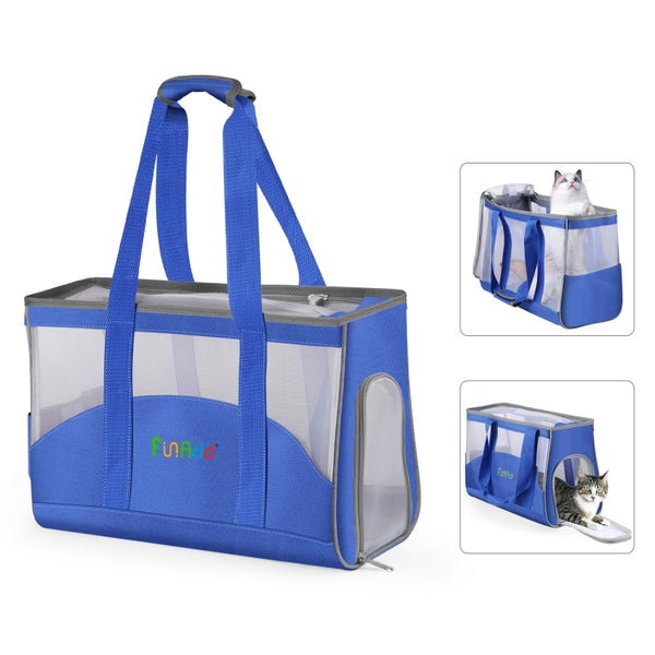 FUNADD Portable Breathable Pet Bag Outdoor Shoulder Tote Bag, Breathable Pet Bag