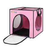 FUNADD Pet Bath Drying Box Portable Folding Dryer Cage, Suitable for Pets up to 5kg, Folding Dryer Cage