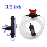 Venturi Fertilizer Applicator G1/2 Fertilizer and Filter Straw Kit with Four-point Connector, with Four-point Connector