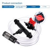 Venturi Fertilizer Applicator G1/2 Fertilizer and Filter Straw Kit with Four-point Connector, with Four-point Connector