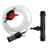 Venturi Fertilizer Applicator G1/2 Fertilizer and Filter Straw Kit with Four-point Connector, with Four-point Connector