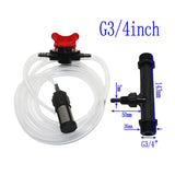 Venturi Fertilizer Applicator G3/4 Fertilizer and Filter Straw Kit with Six-point Connector, with Six-point Connector