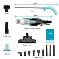 INSE R3S Corded Vacuum Cleaner 16Kpa 6M Extra Long Cord Handheld Vacuum Cleaner for Car Cleaning Hard Floor Household Appliance