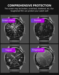 3pcs HD Tempered Glass Smart Watch Glass Screen Protector Film 30.5 31 31.5 32 32.5 33 33.7 For Garmin Fossil Citizen Watch