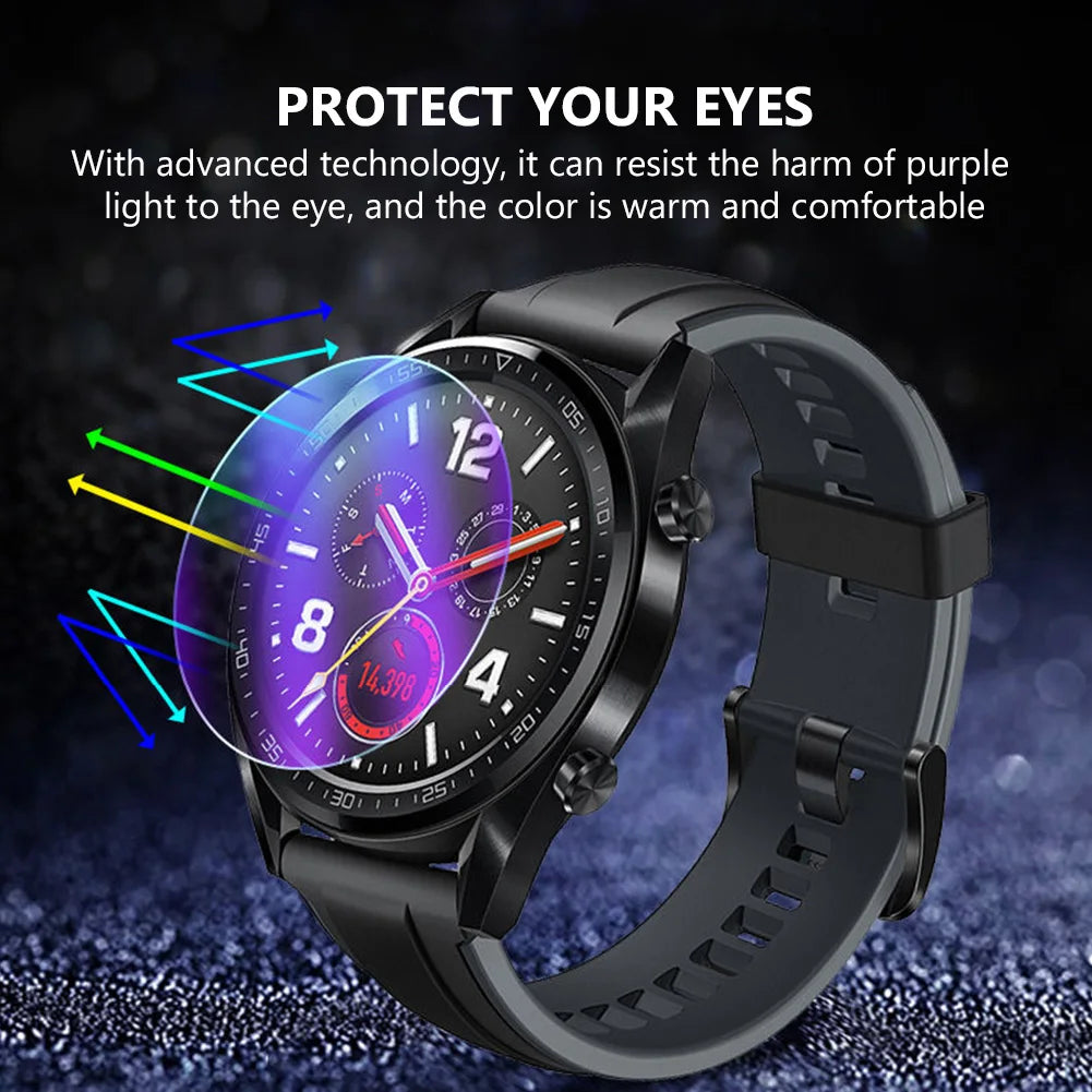 3pcs HD Tempered Glass Smart Watch Glass Screen Protector Film 30.5 31 31.5 32 32.5 33 33.7 For Garmin Fossil Citizen Watch