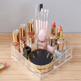 Desktop Makeup Box Transparent Lipstick Multi-function Desktop Cosmetics Shelf Storage Box