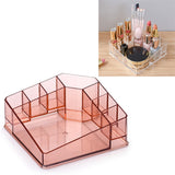 Desktop Makeup Box Transparent Lipstick Multi-function Desktop Cosmetics Shelf Storage Box