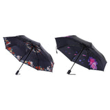 WK WT-U3 Sunny and Rainy Sunscreen and UV Protection Folding Automatic Umbrella(Moon Purple), HAC1310A, HAC1310B