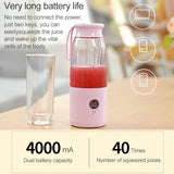 Vitamer USB Mini Portable Juicer Juice Blender Lemon Fruit Squeezers Reamers Bottle