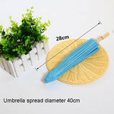 Indoor Aerial Creative Background Layout Corridor Classroom Paper Umbrella Hanging Wall Decoration, Diameter: 40cm, Diameter: 40cm