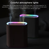 Y10 Runway Dual Jet Humidifier Colorful Marquee Night Light 1L Air Purifier for Home Office