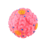 Pet Food Dispenser Squeaky Giggle Quack Sound Training Toy Chew Ball, Size: S, Ball Diameter: 7cm, Size: S, Pink