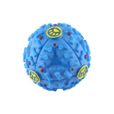 Pet Food Dispenser Squeaky Giggle Quack Sound Training Toy Chew Ball, Size: S, Ball Diameter: 7cm, Size: S, Blue