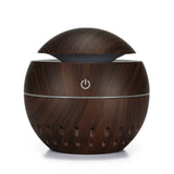 Wood Grain USB Hollowed-out Humidifier Seven Color Aromatherapy Lamp Automatic Alcohol Sprayer with Remote Control(Sky Blue), HC0372A, HC0372B, HC0372C, HC0372D, HC0372F, HC0372G, HC0372H, HC0372I, HC0372J, HC0372K