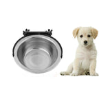 Stainless Steel Suspension Style Dog Feeding Bowl, Size: S, Size: Small