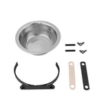 Stainless Steel Suspension Style Dog Feeding Bowl, Size: S, Size: Small