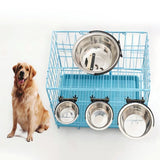 Stainless Steel Suspension Style Dog Feeding Bowl, Size: S, Size: Small