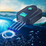 SOBO SB-988 12W 4 Outlets Adjustable Flow Silent Aquarium Air Pump Fish Tank Oxygen Air Pump, SOBO SB-988