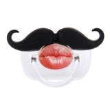 Funny Infant Mustache Baby Appease Nipple, Nipple 2