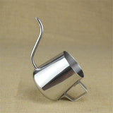 Long Narrow Spout 304 Stainless Steel Hand Drip Coffee Pot with Hanging Ear, 250ML, 350ML