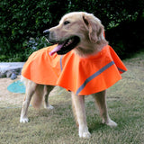 Teddy Golden Retriever Large Dog Practical Reflective Breathable Raincoat, Size: XS, XS