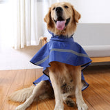 Teddy Golden Retriever Large Dog Practical Reflective Breathable Raincoat, Size: XS, XS