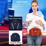 Ergonomic Baby Carrier with Hip Seat for Baby with Reflective Strip for 0-3 Years Old