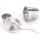 Stainless Steel Locking Spice Tea Strainer Mesh Infuser Tea Ball Filter, Large Size: 8 x 8cm, Large Size: 8 x 8cm