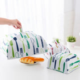 Foldable Thickened Aluminum Foil Food Heat Preservation Cover, Size: L (37 x 37 x 15cm), Size: L Green, Size: L Red