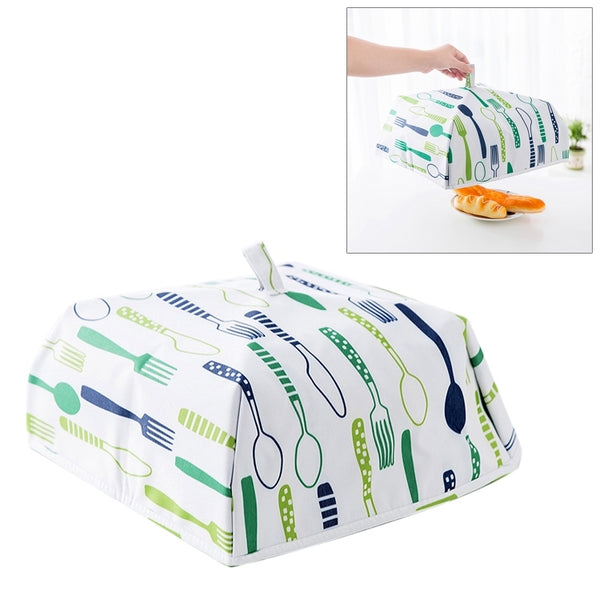 Foldable Thickened Aluminum Foil Food Heat Preservation Cover, Size: L (37 x 37 x 15cm), Size: L Green, Size: L Red