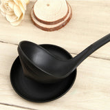 Stand Up Ladle Spoon with Tray for Home or Commercial Kitchen, Spoon Size: 28.5*8.2cm