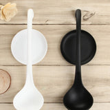 Stand Up Ladle Spoon with Tray for Home or Commercial Kitchen, Spoon Size: 28.5*8.2cm