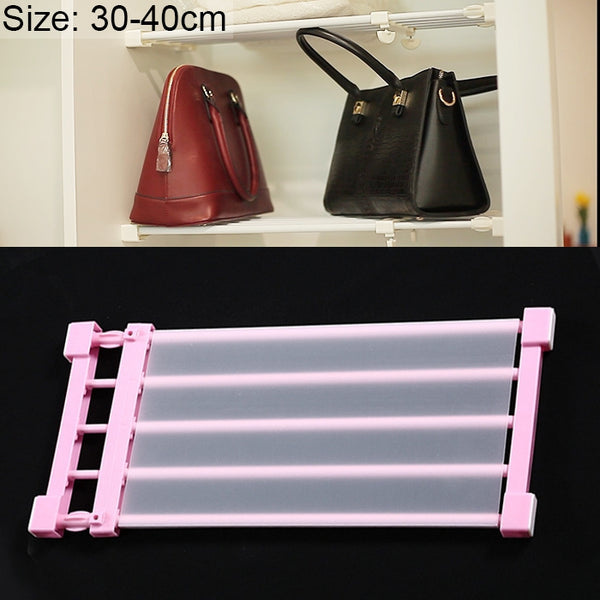 Wardrobe Storage Layered Baffle Cabinet Shelf Dormitory Partition Cupboard Partition Board, Width: 24cm, Stretch Range: 30-40cm, Stretch Range:30-40cm