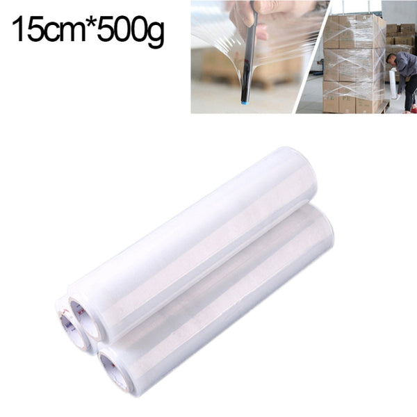 PE Transparent Stretch Wrap Film(Width: 15cm, Length: 220m), Width: 15cm, Length: 220m