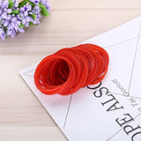 Red Sturdy Stretchable Elastic Rubber Bands Home School Office Supplies Stationery, 1KG Per Bag, Red