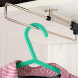 Telescopic Rail Pull-Out Wardrobe Clothes Hanger（40cm), 40cm