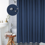 Thickening Waterproof And Mildew Curtain Honeycomb Texture Polyester Cloth Shower Curtain Bathroom Curtains,Size:200*240cm, Size:200*240cm