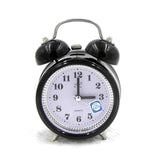 Fashion Mute Metal Alarm Clock with Night Light, Size: 12*8.5cm