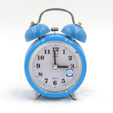 Fashion Mute Metal Alarm Clock with Night Light, Size: 12*8.5cm