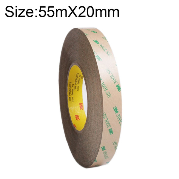 Super Adhesive Ultra-thin Transparent and High-temperature Resistant Double-sided Traceless Tape, Size: 55m x 20mm, Size: 55m x 20mm